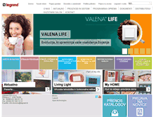 Tablet Screenshot of legrand.si