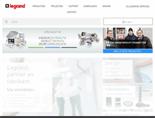 Tablet Screenshot of legrand.nl