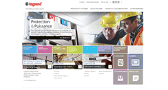 Desktop Screenshot of export.legrand.com