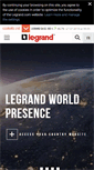 Mobile Screenshot of legrand.com